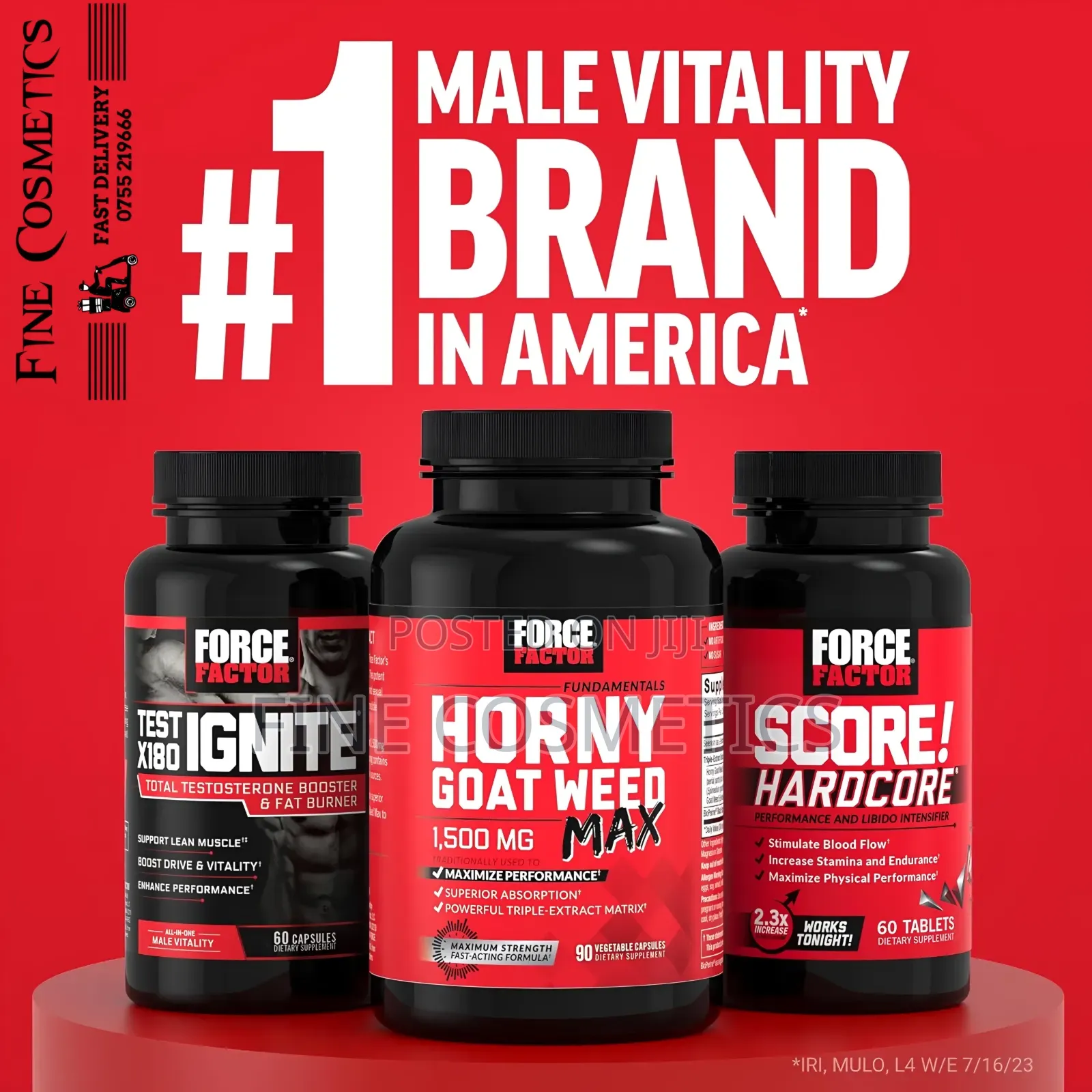 Force Factor, Score XXL Horny Goat Sex and Performance Pills