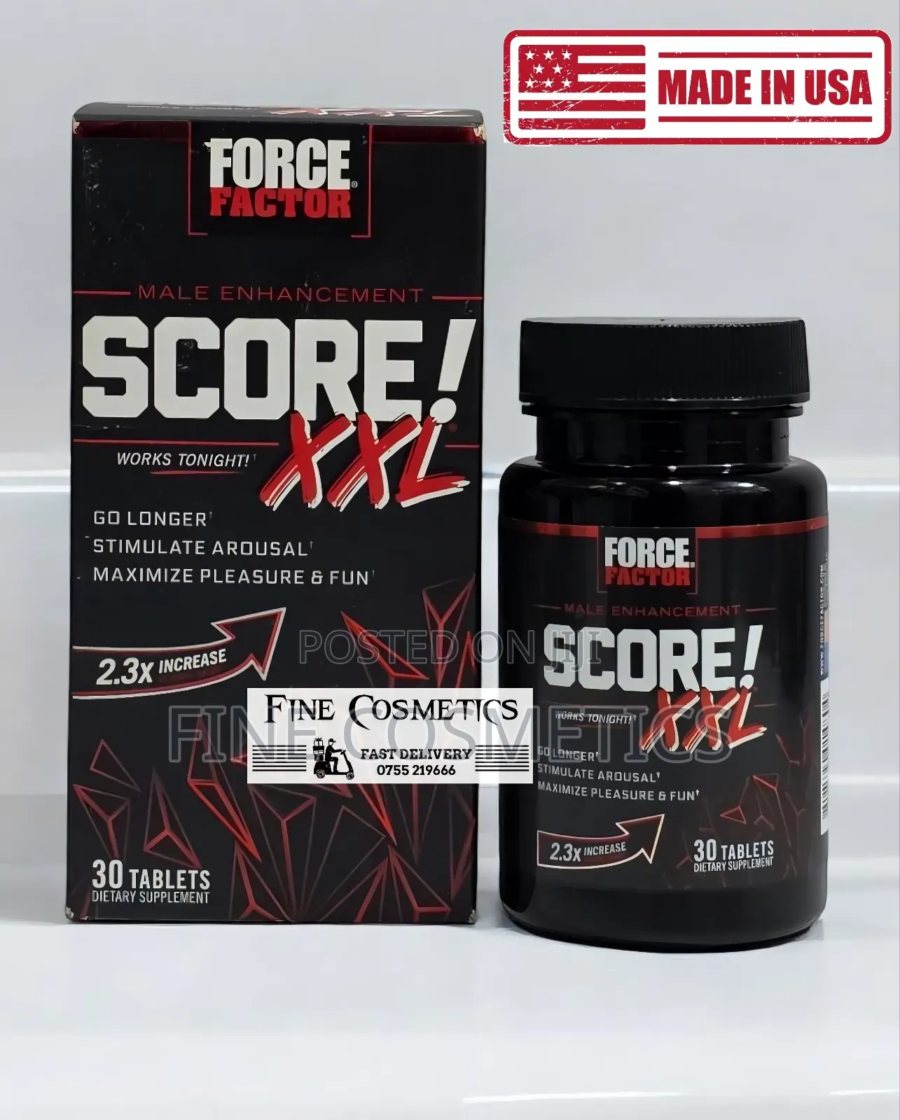 Force Factor, Score XXL Horny Goat Sex and Performance Pills