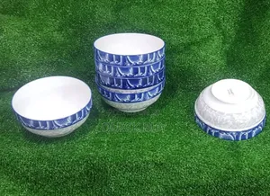 Standard 6pcs Set of Ceramic Soup Salad Bowls