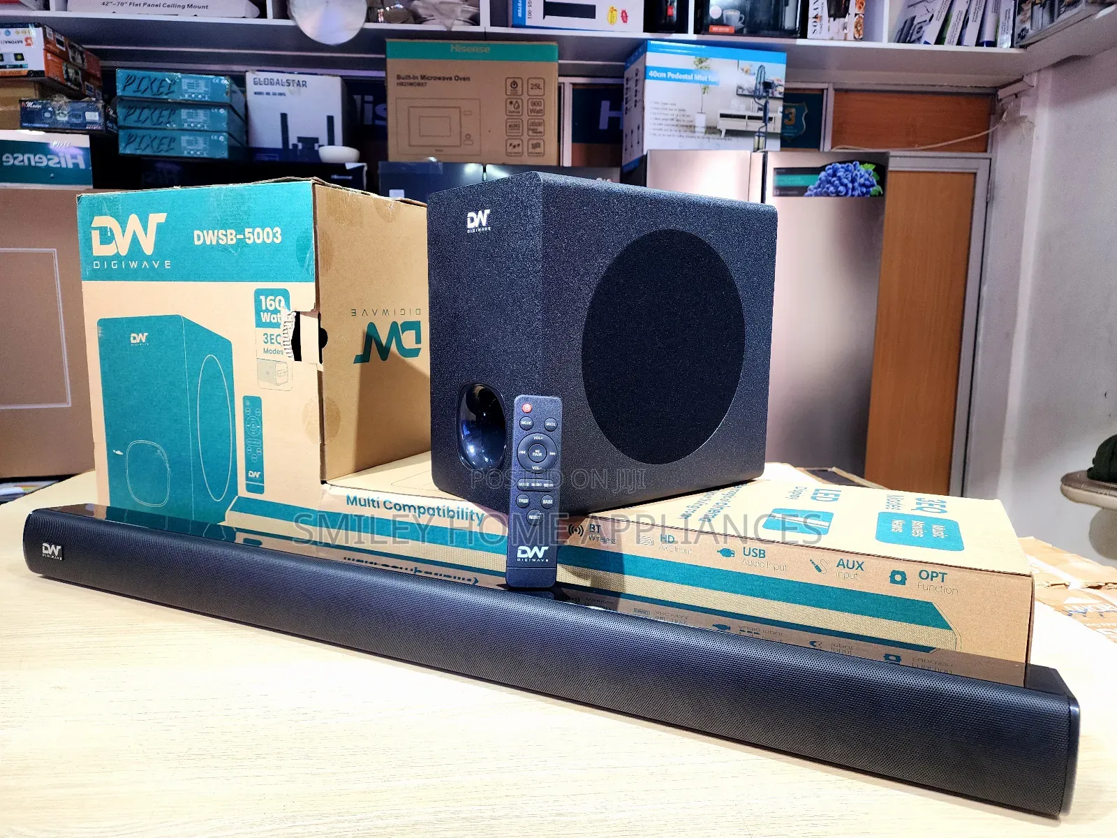 160wattage Dw Soundbar 2.1channel at Good Price