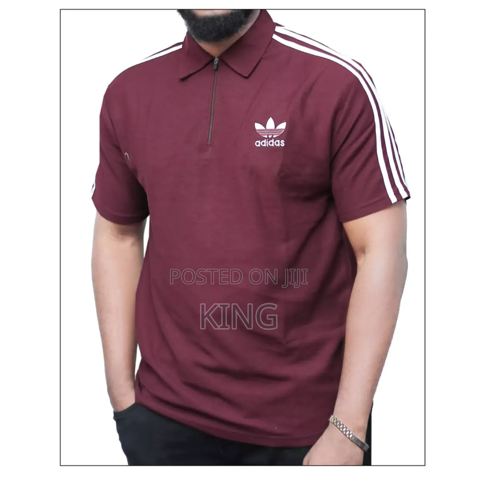 Adidas Collar Neck T-Shirts