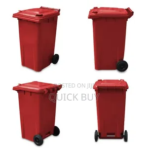 240l Plastic Outdoor Waste Bin With Wheels