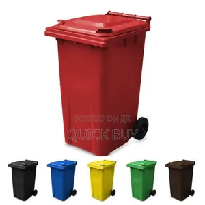 240l Plastic Outdoor Waste Bin With Wheels