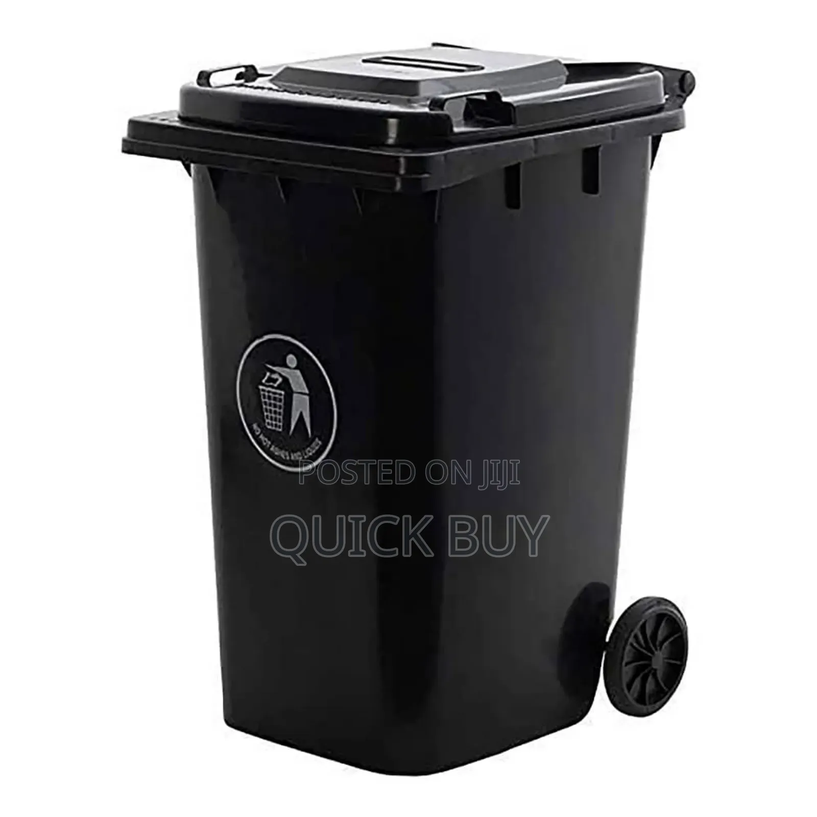 240l Plastic Outdoor Waste Bin With Wheels