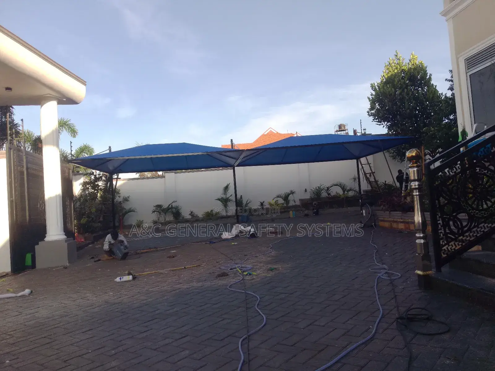 3cars Shade Parking Harsh Weather Elements Resistant