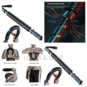 Heavy-Duty 60kg Spring Power Twister Exercise Bar