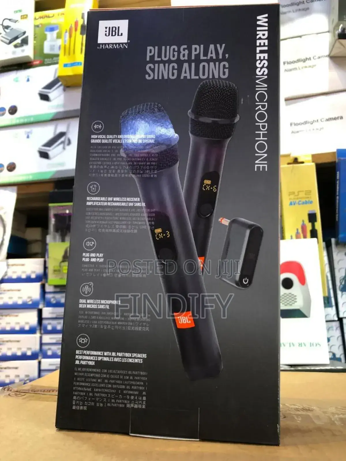 JBL Wireless Handheld
Microphone System 2 Channel Sing Along
