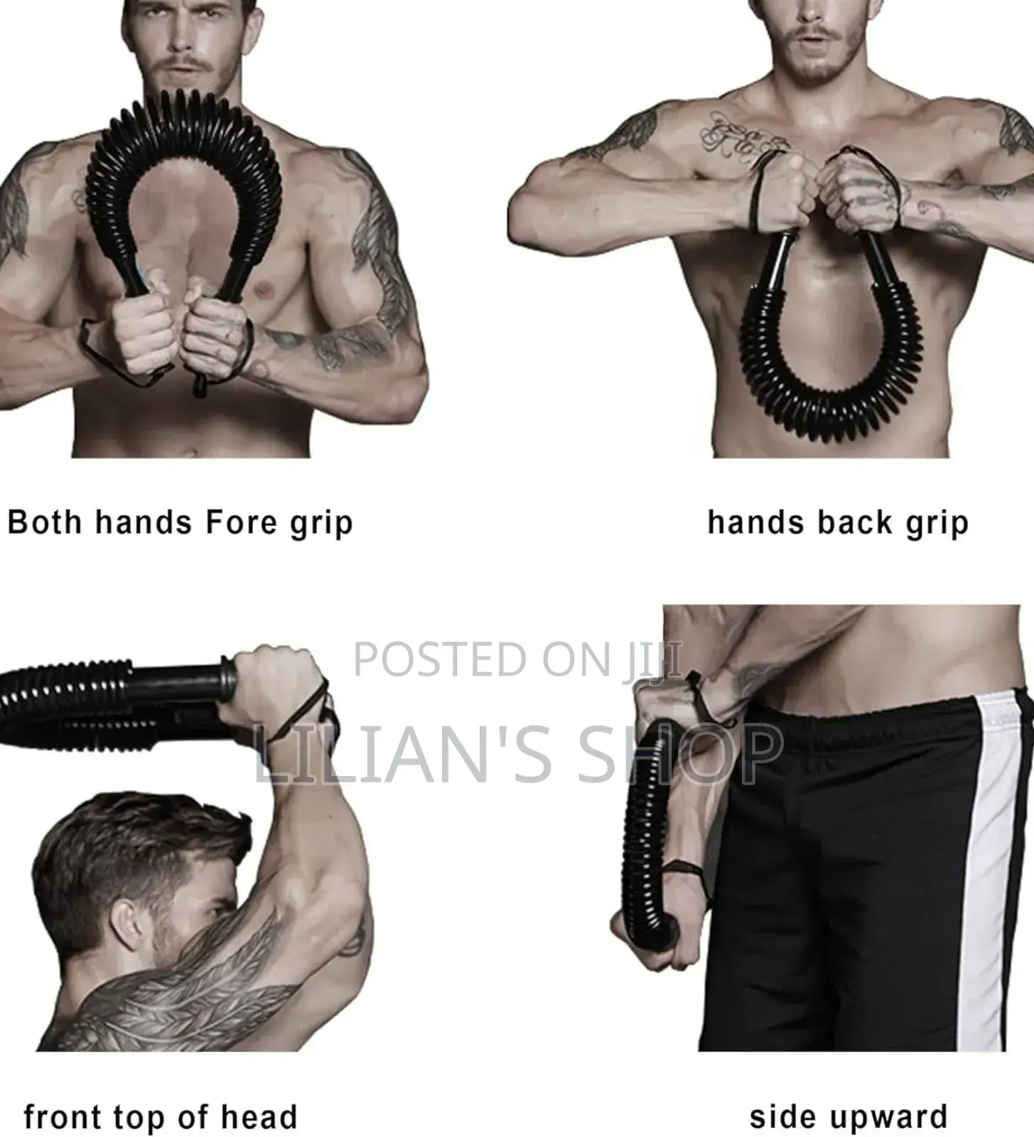 Heavy-Duty 60kg Spring Power Twister Exercise Bar