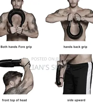 Heavy-Duty 60kg Spring Power Twister Exercise Bar