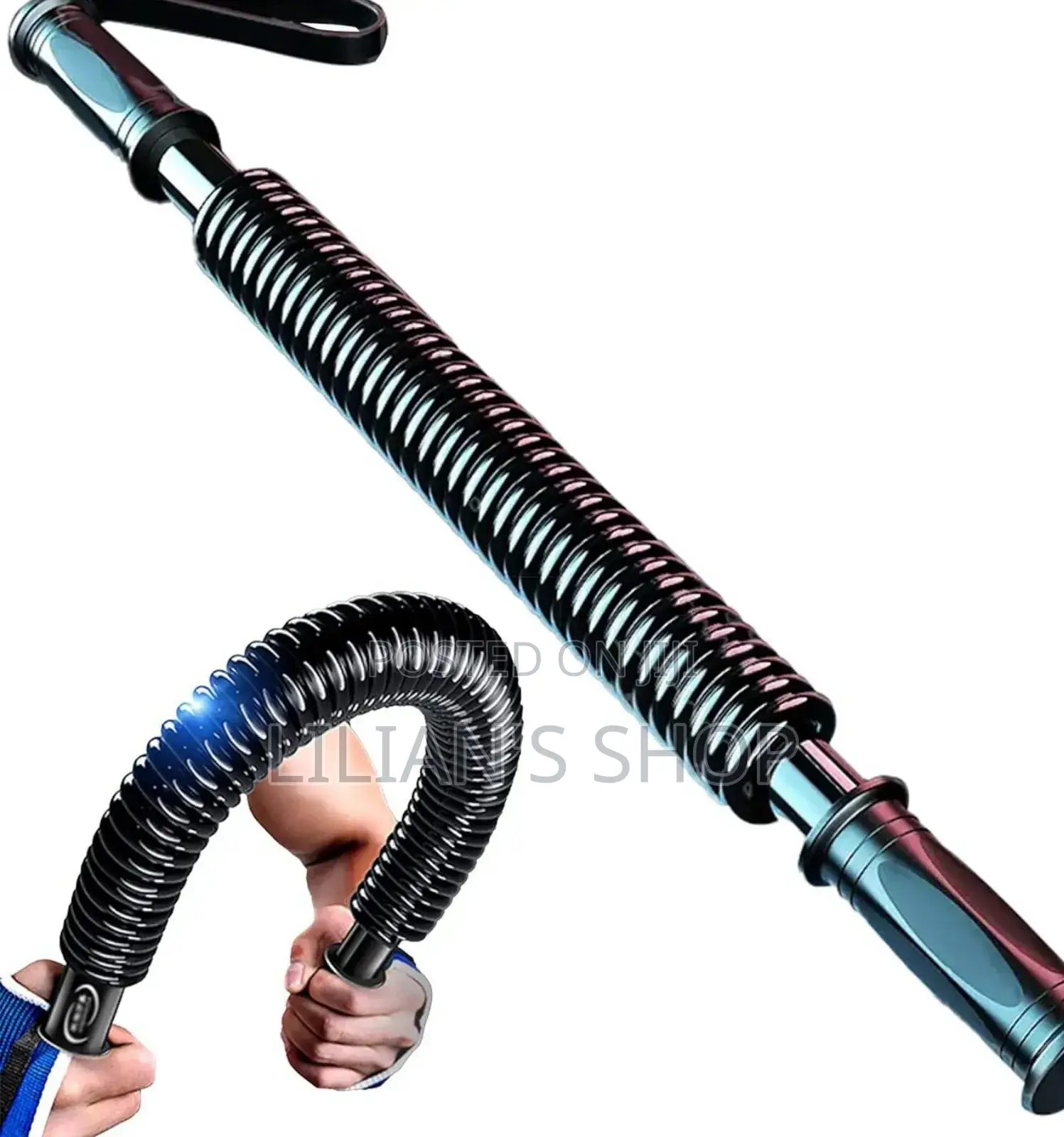 Heavy-Duty 60kg Spring Power Twister Exercise Bar