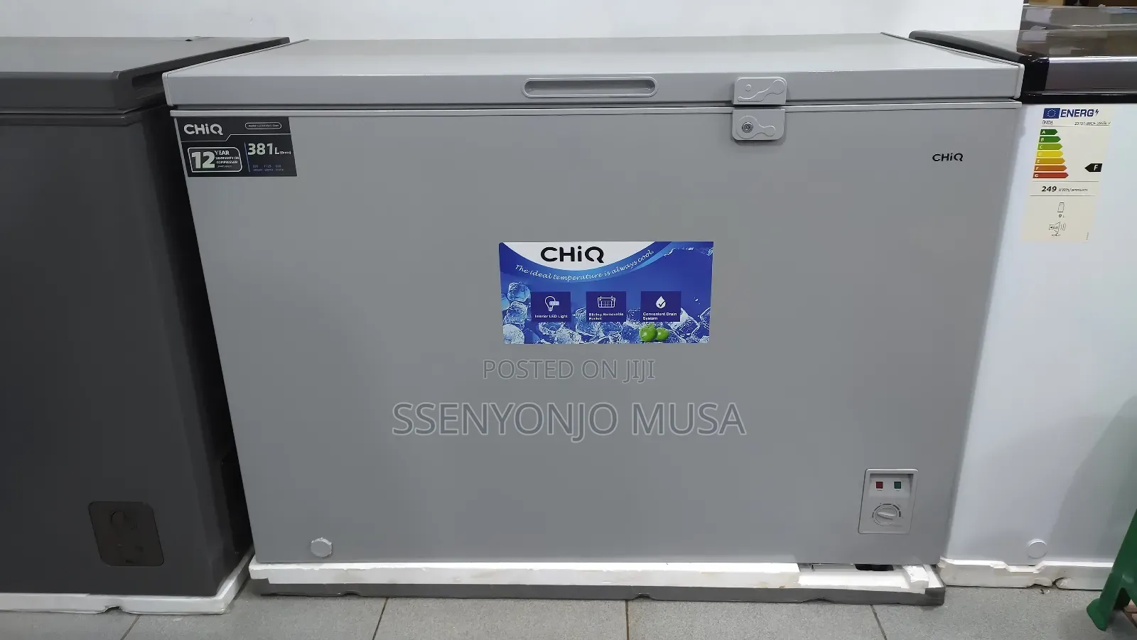 Chiq 380l Chest Freezer Ccf381dsk3 - Spacious Reliable