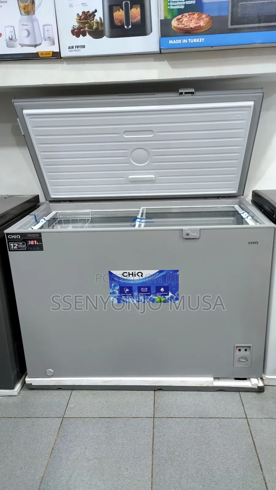 Chiq 380l Chest Freezer Ccf381dsk3 - Spacious Reliable