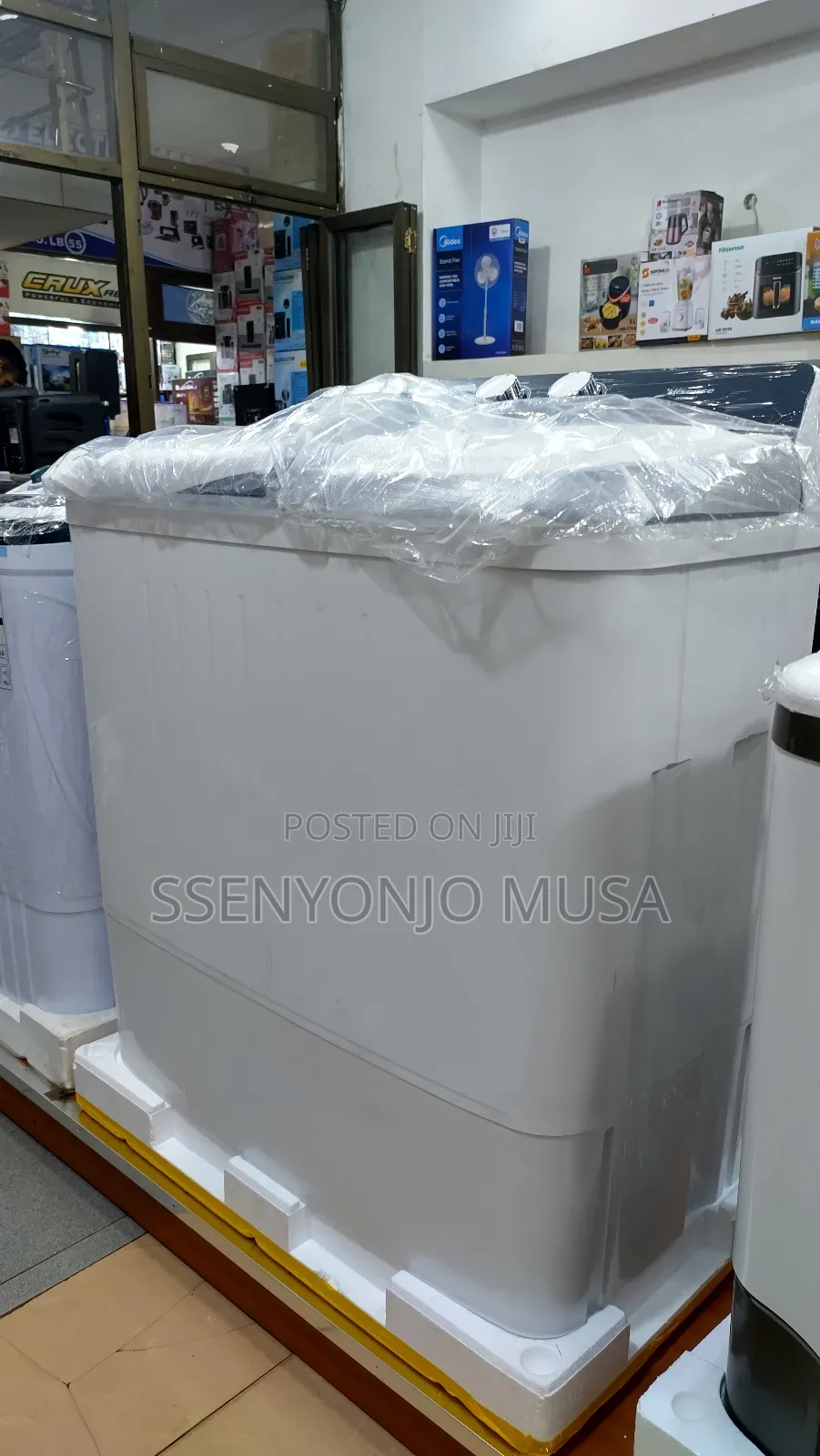 Hisense Wsbe101 10kg Twin Tub Washing Machine - Efficient