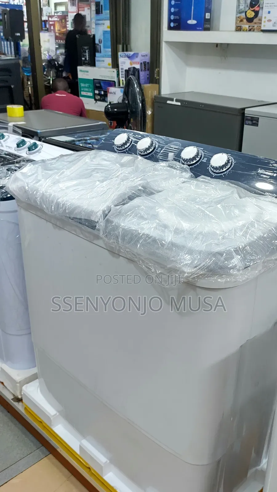 Hisense Wsbe101 10kg Twin Tub Washing Machine - Efficient
