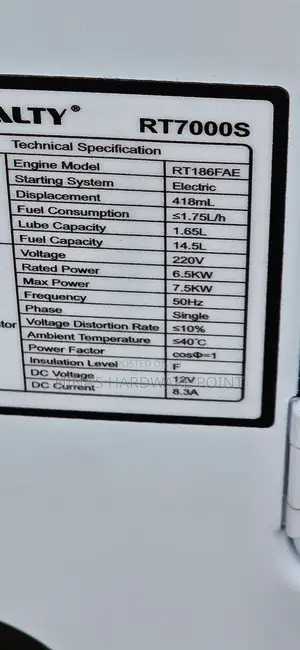 Generator 7000w Diesel Engine (Royalty Japan)