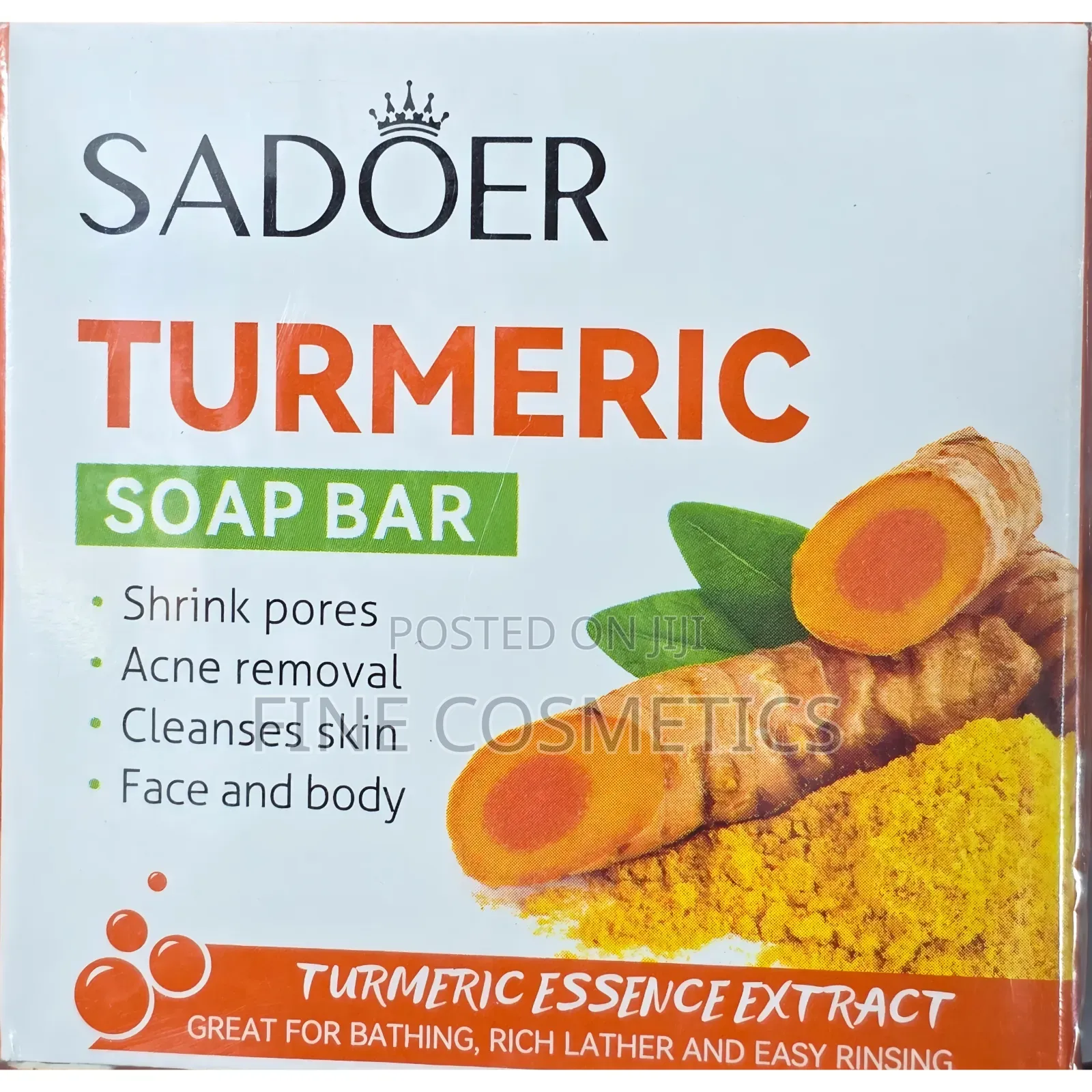 Sadoer Tumeric Acne Cleansing Bar Soap