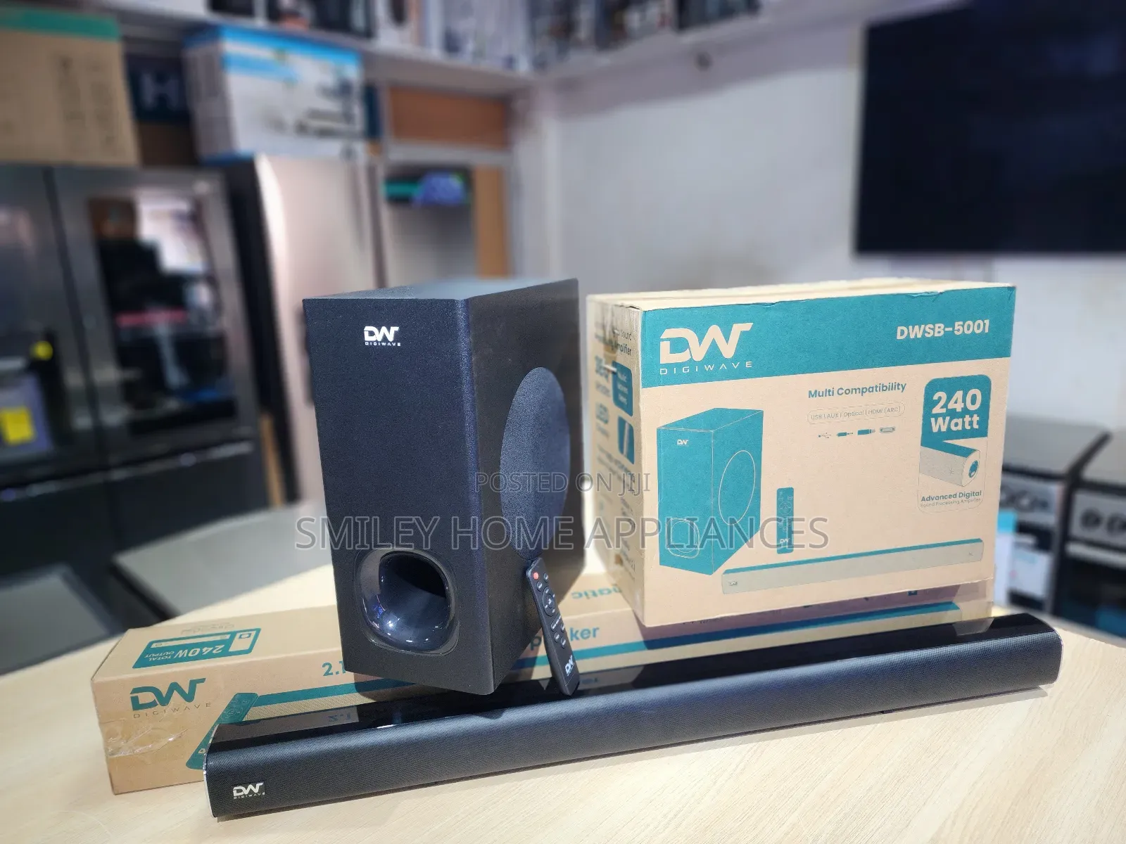 Brand New Dw 240watts Soundbar 2.1channel at Cut Price