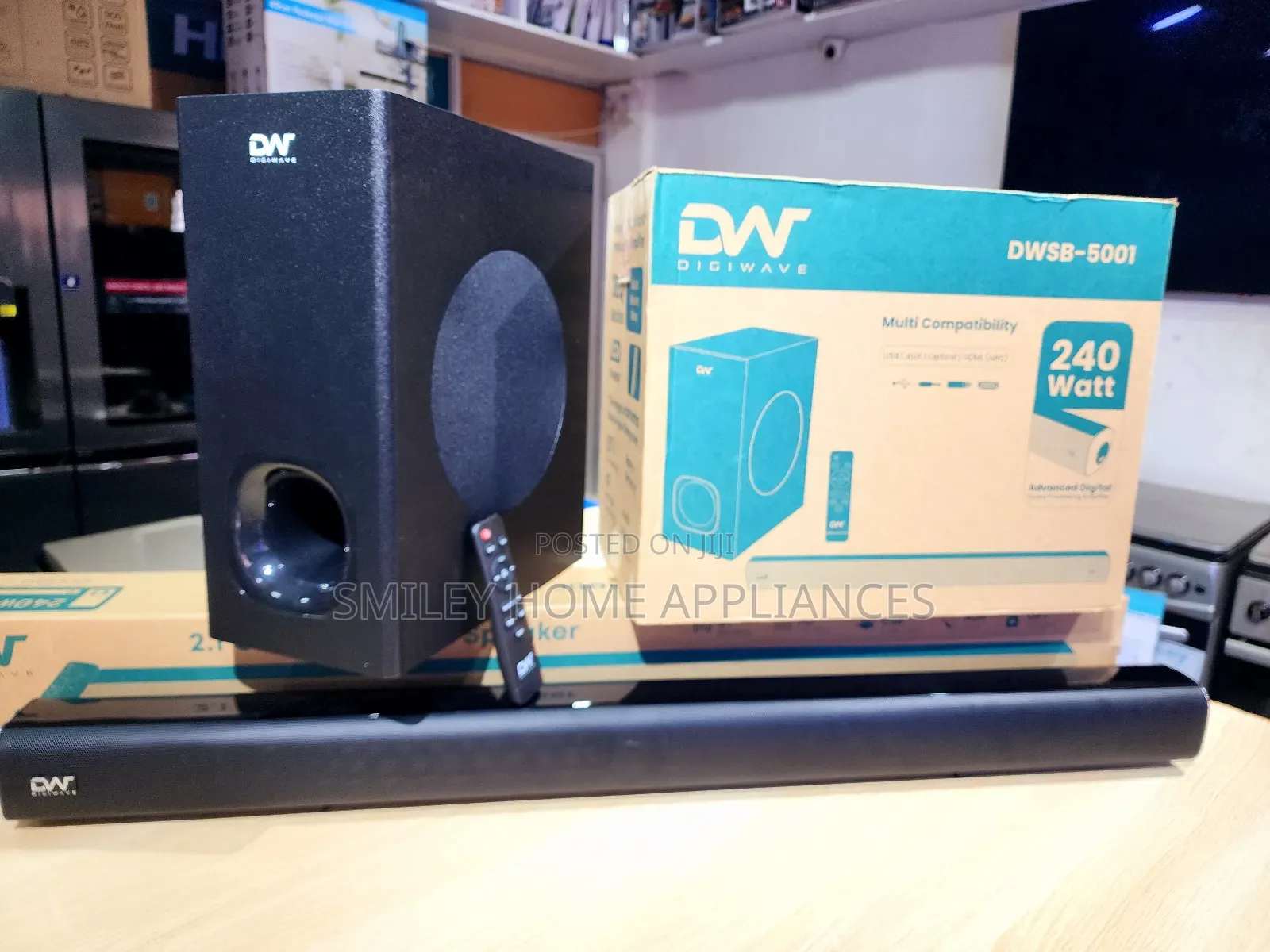 Brand New Dw 240watts Soundbar 2.1channel at Cut Price