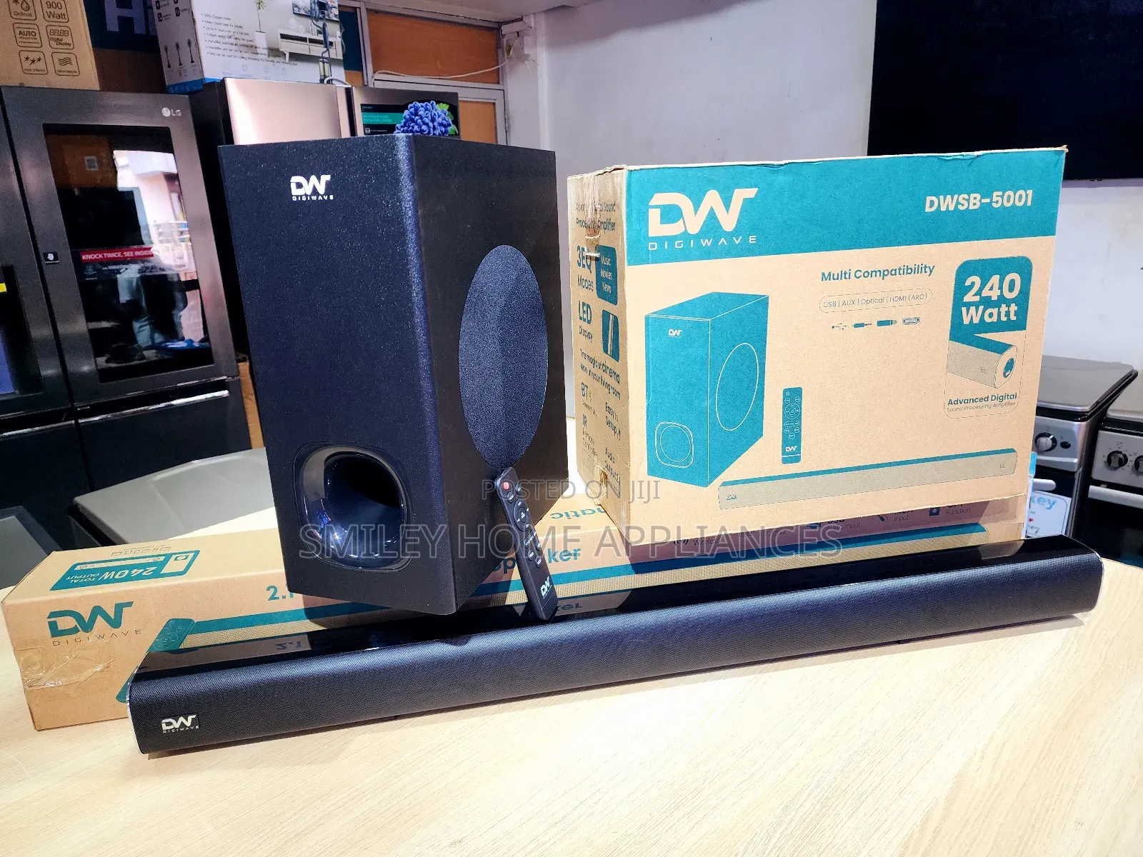 2.1channel Dw-Sb-5001 Digiwave Soundbar 240watts