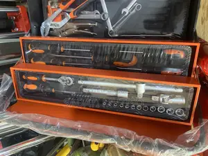 Tool Box /Tool Set(Orange) With Pliers and Sockets