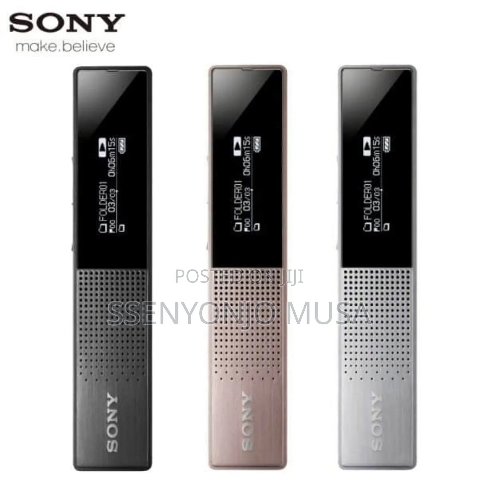 Sony Icd-Tx650 Digital Voice Recorder - 16gb, Oled Display