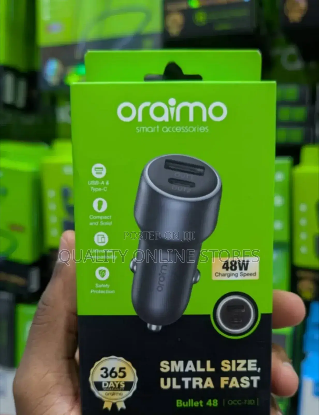 Portable Oraimo Car Charger
