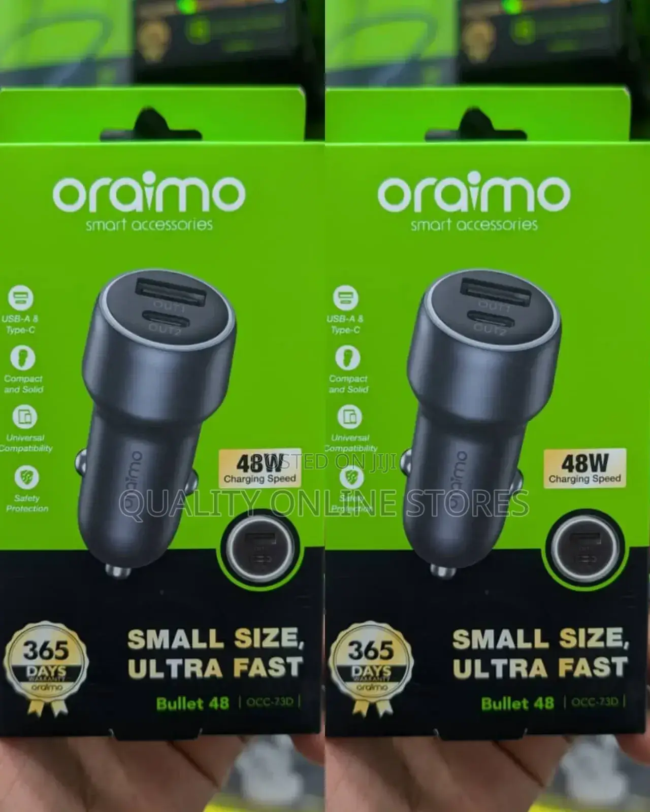 Portable Oraimo Car Charger