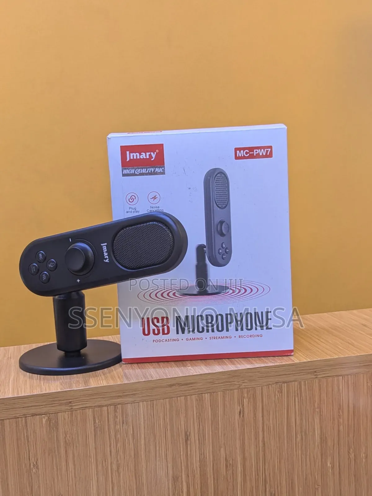 Jmary Mc-Pw7 Usb Microphone - High-Quality Recording -