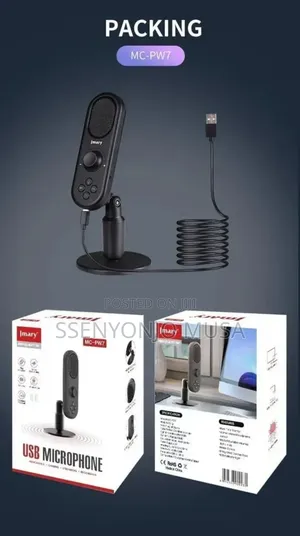 Jmary Mc-Pw7 Usb Microphone - High-Quality Recording -