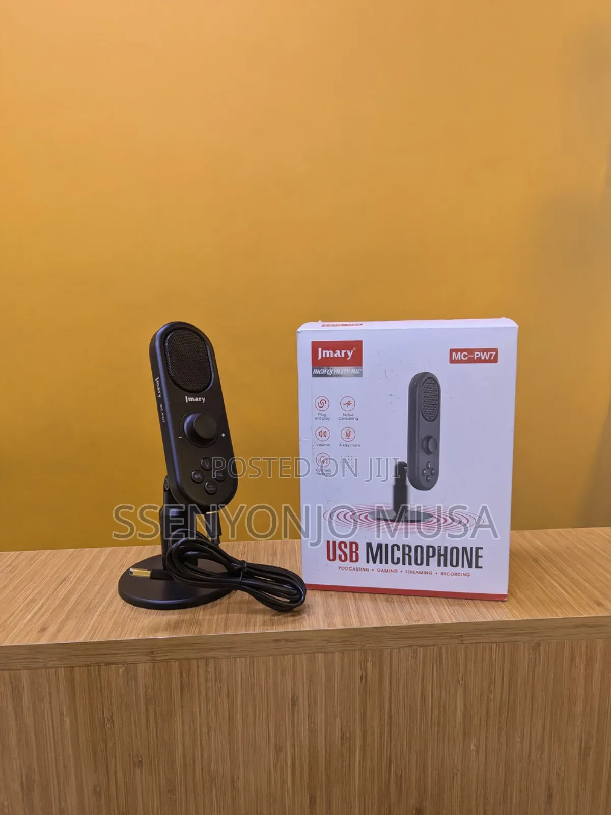 Jmary Mc-Pw7 Usb Microphone - High-Quality Recording -