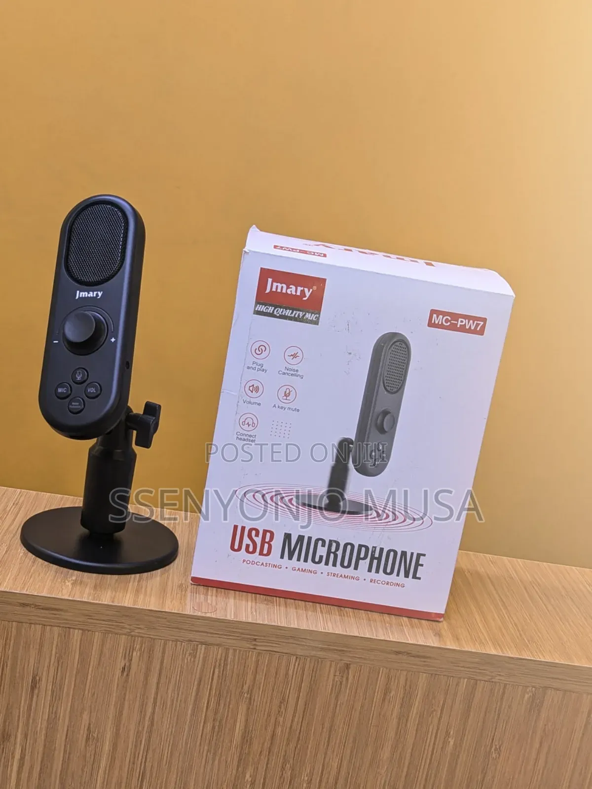 Jmary Mc-Pw7 Usb Microphone - High-Quality Recording -