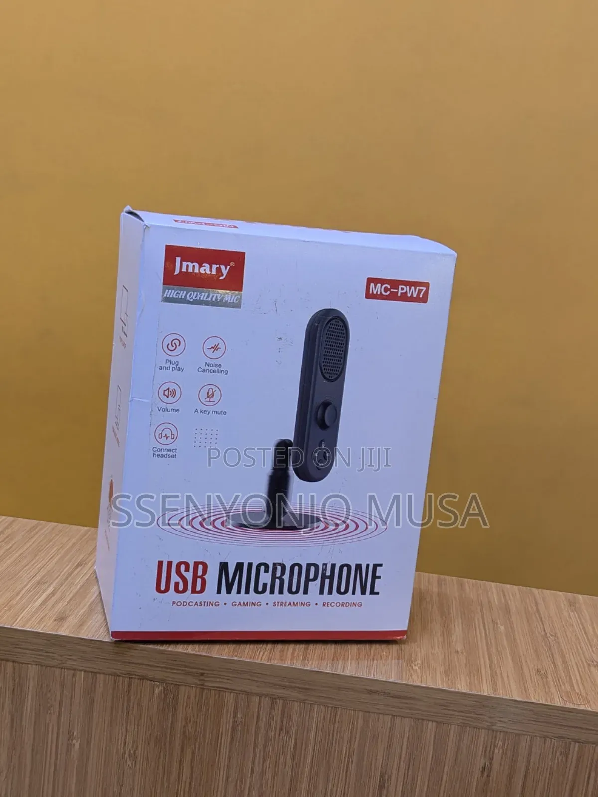 Jmary Mc-Pw7 Usb Microphone - High-Quality Recording -