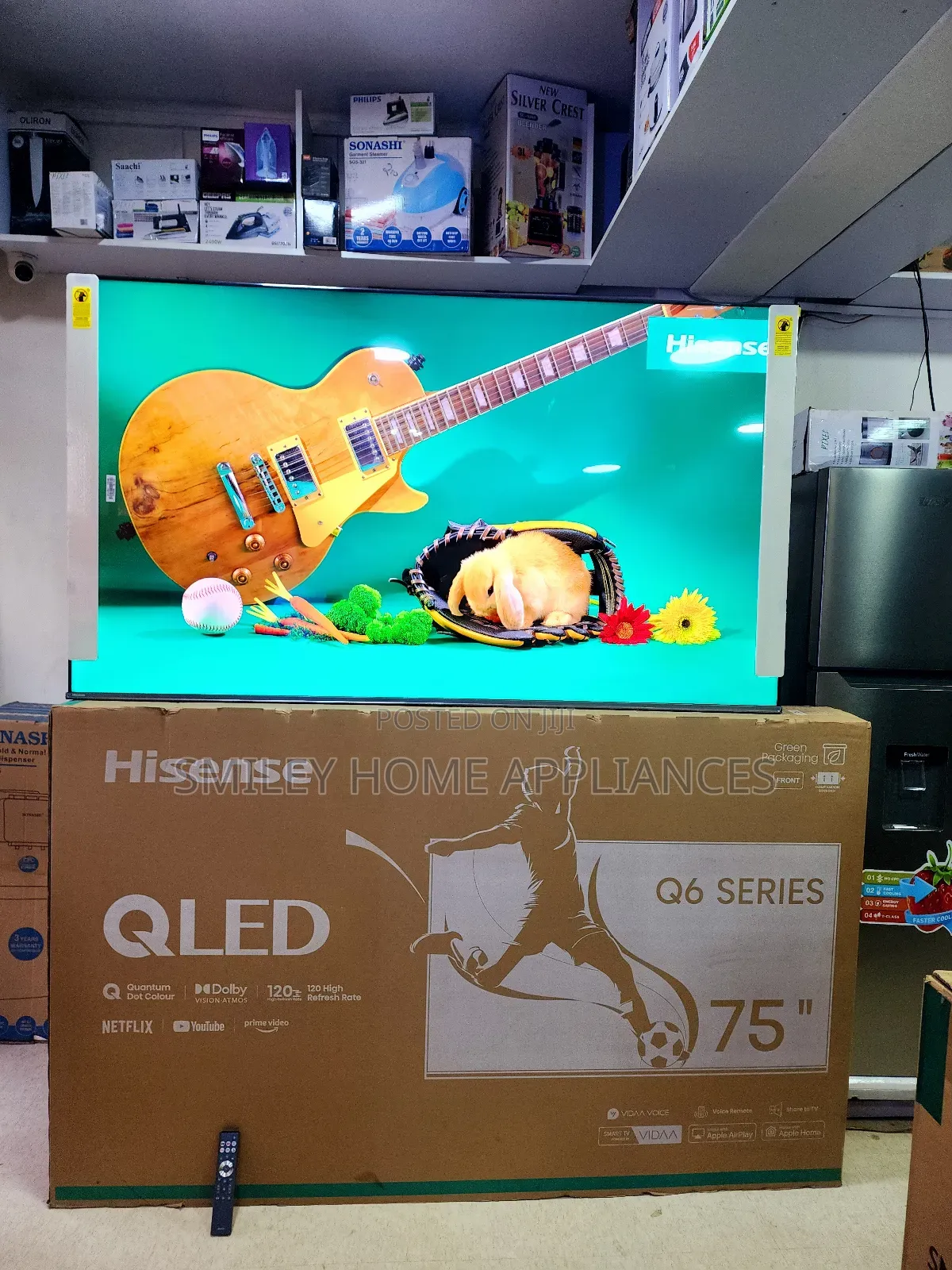75inches Q6 Series Hisense Qled4k Quantum Dot Smart Tv