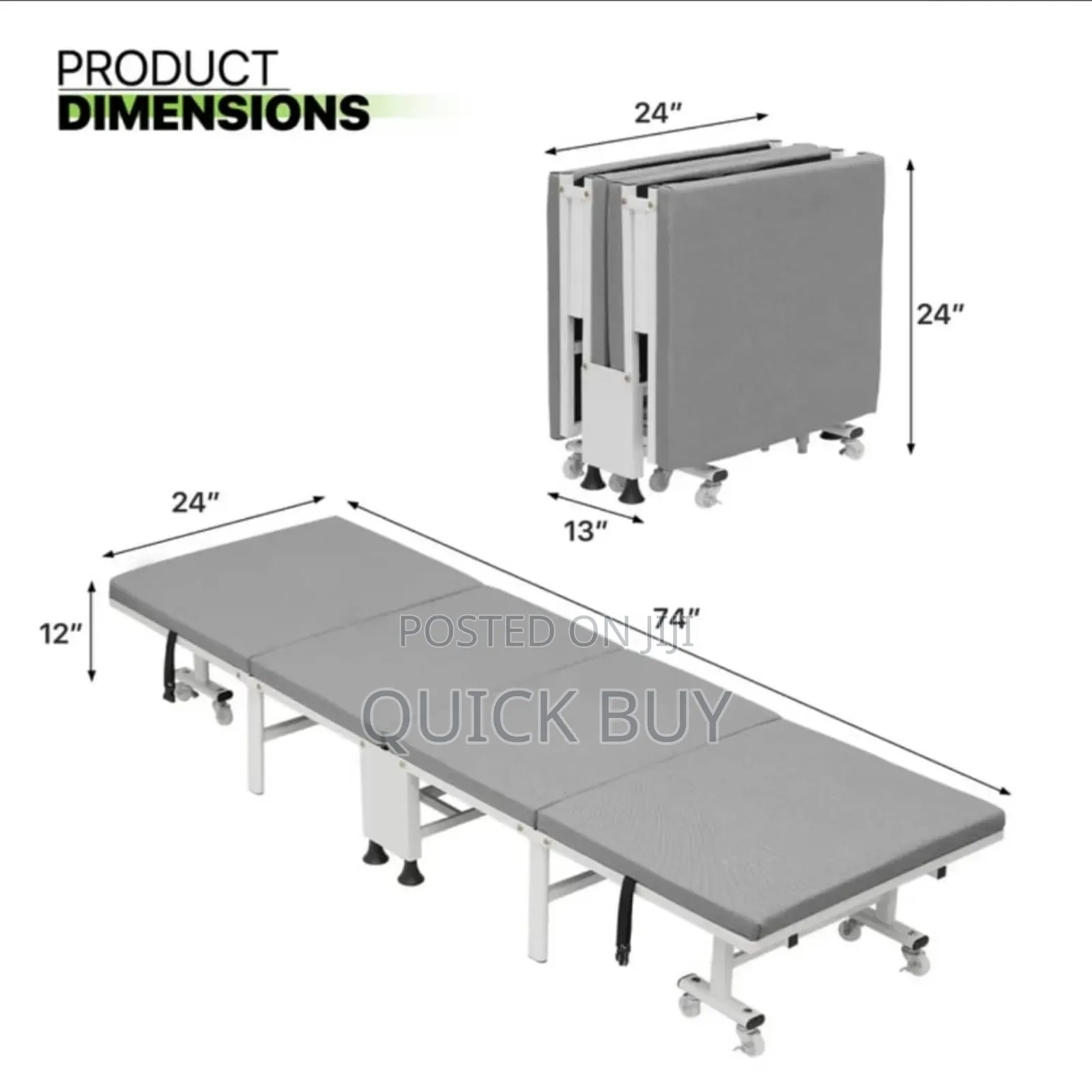 New Foldable Design Roll Way Bed