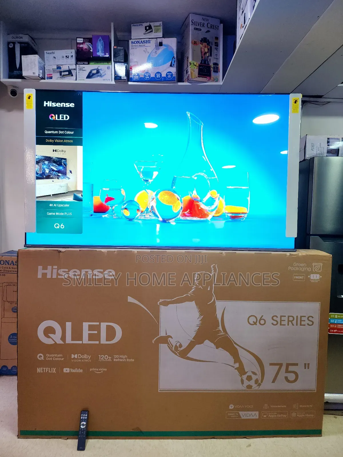Qled Q6 Series Hisense Smart Tv 75inches Quantum Dot Pro