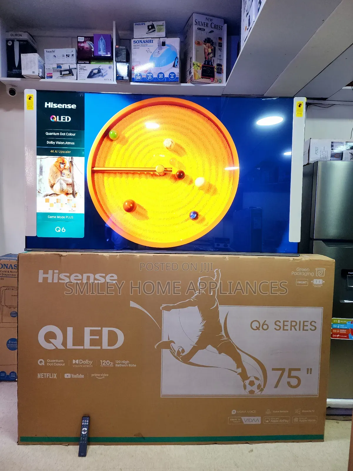 Qled Pro 6 Series Hisense 75inches Smart Vidaa Tv