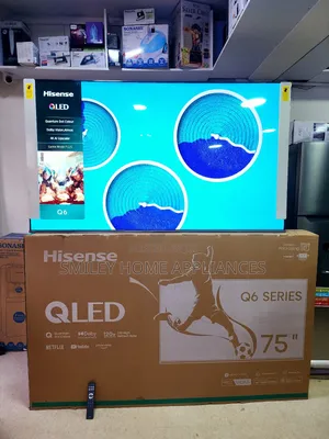 75inches Qled4k 6 Pro Hisense Smart Vidaa Tv at Good Price