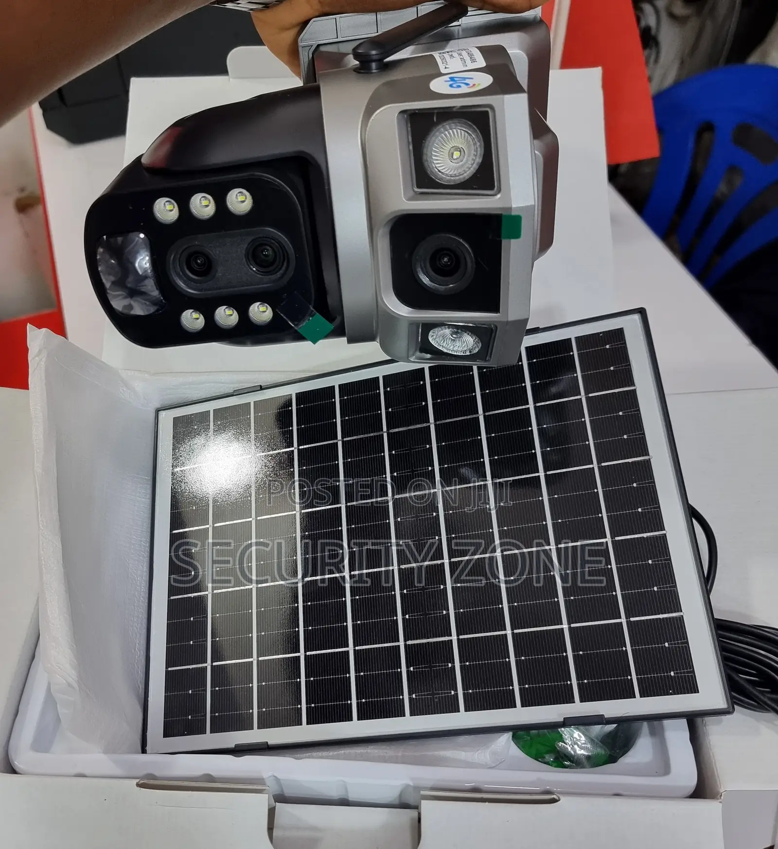 Solar 3 Lens 10x Zoom 4g Camera