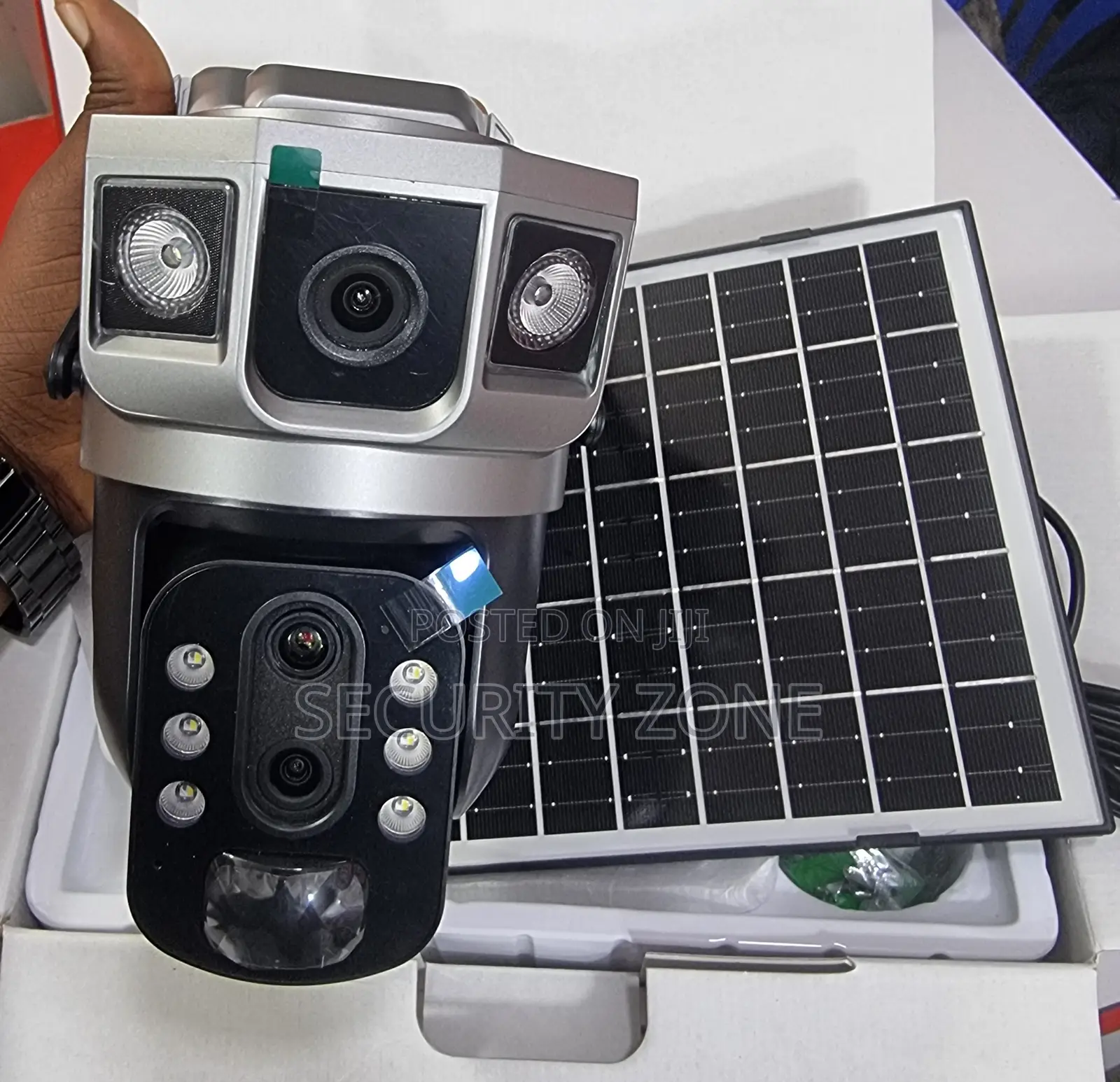 Solar 3 Lens 10x Zoom 4g Camera