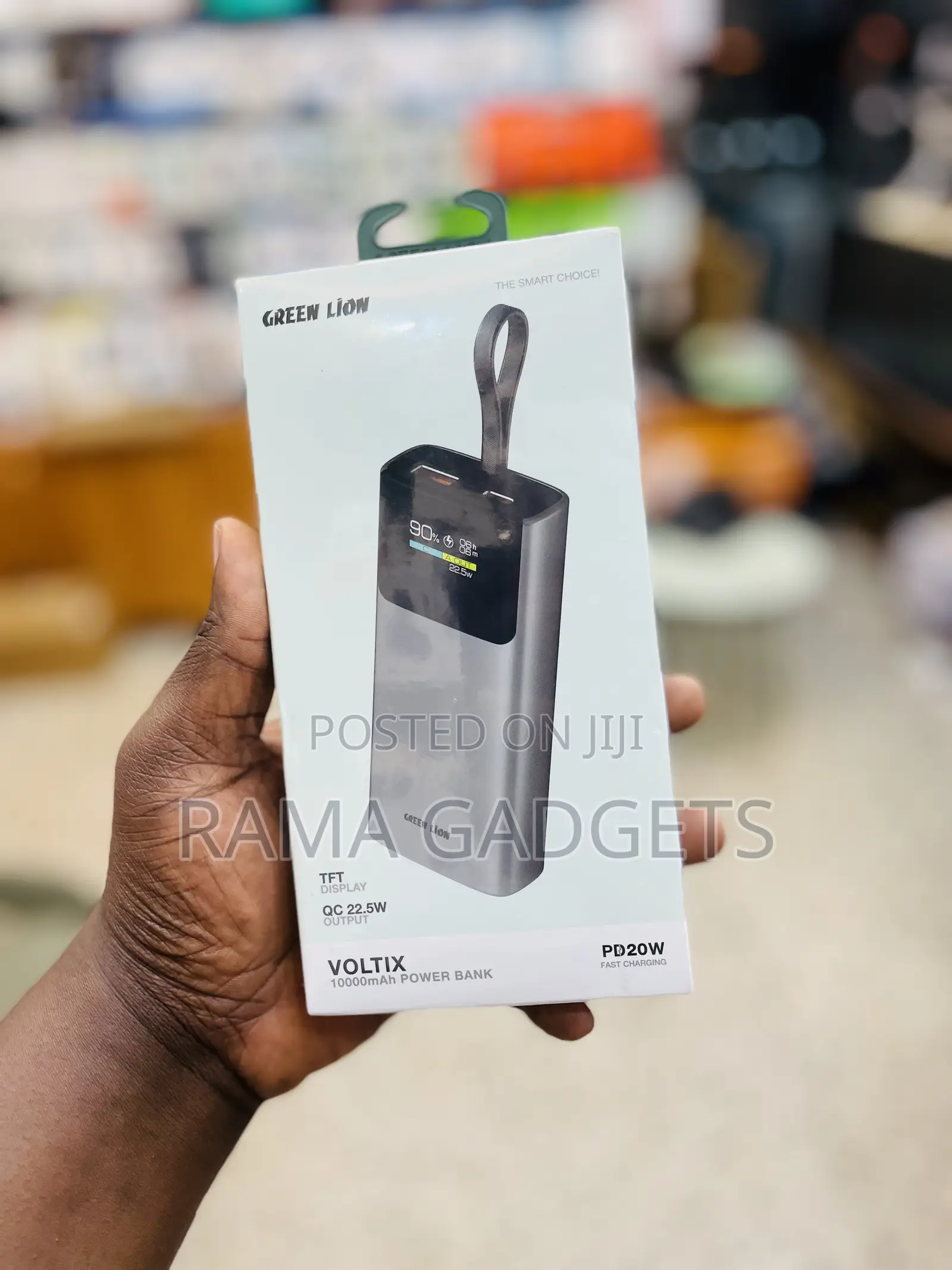 Green Lion Voltix 10000mah Power Bank Pd20w - Grey