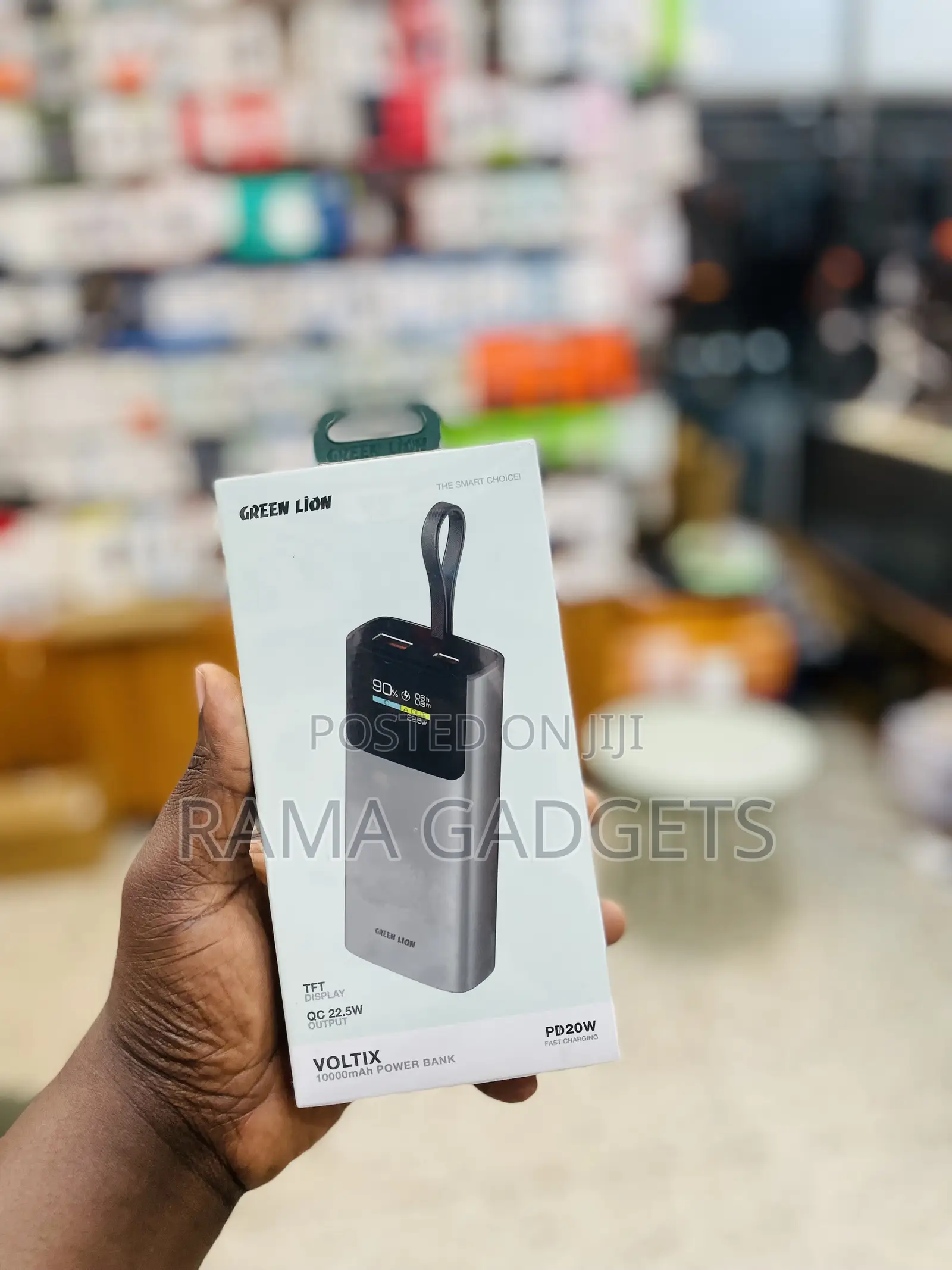 Green Lion Voltix 10000mah Power Bank Pd20w - Grey