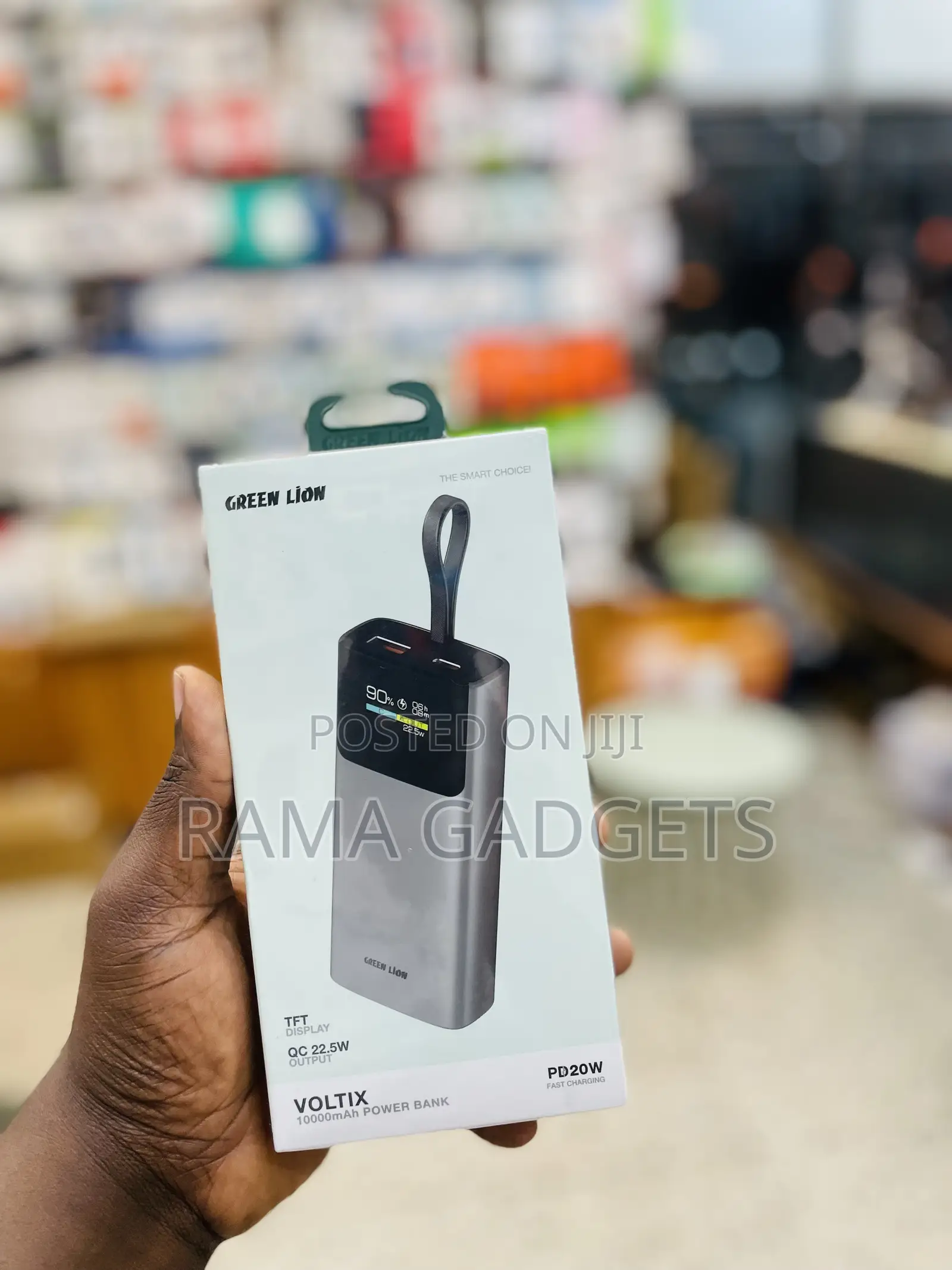 Green Lion Voltix 10000mah Power Bank Pd20w - Grey