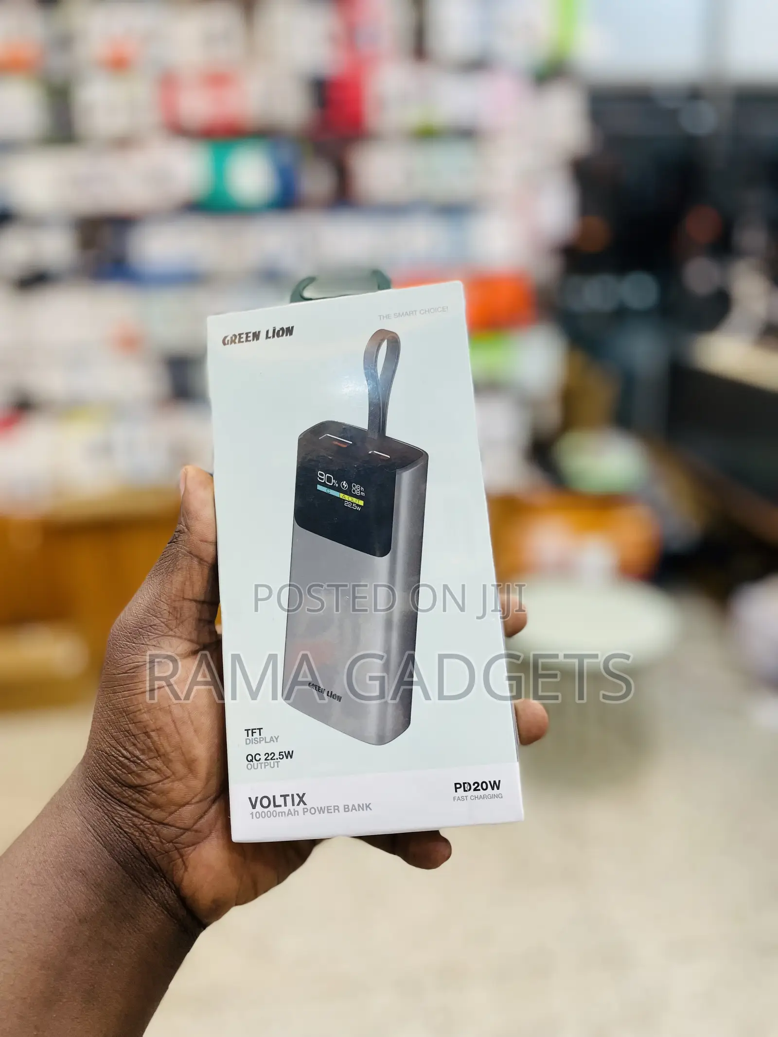 Green Lion Voltix 10000mah Power Bank Pd20w - Grey