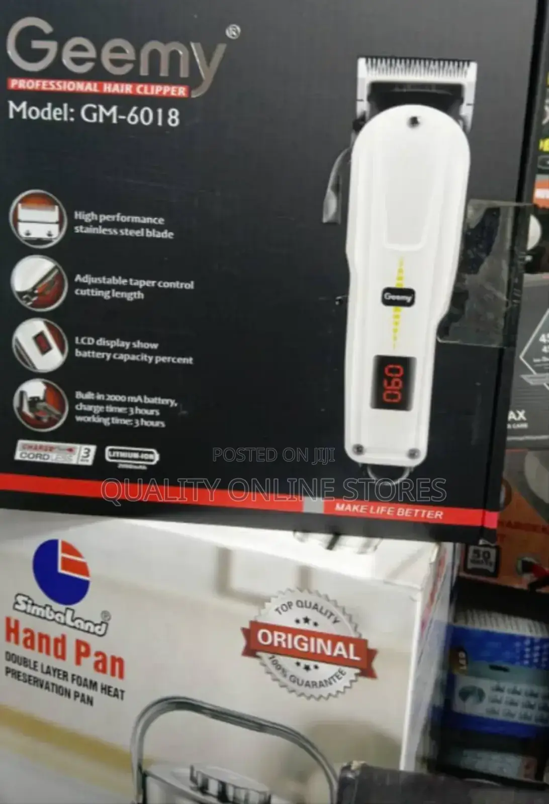 Geemy Wireless Hair Trimmer