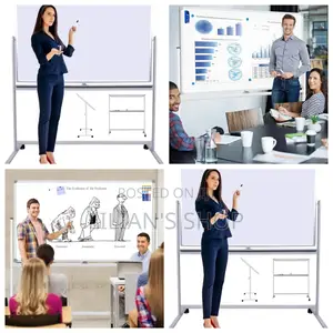 90cmby150cm White Board With Adjustable Stand