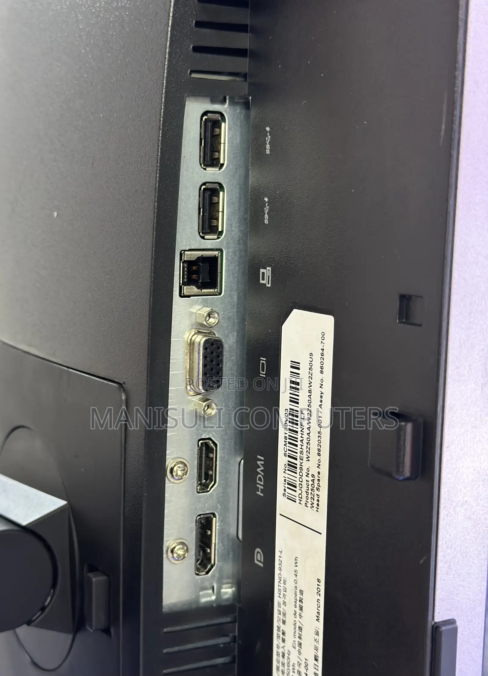27inch Ips Monitor Dell Hdmi Dp Div Display 
