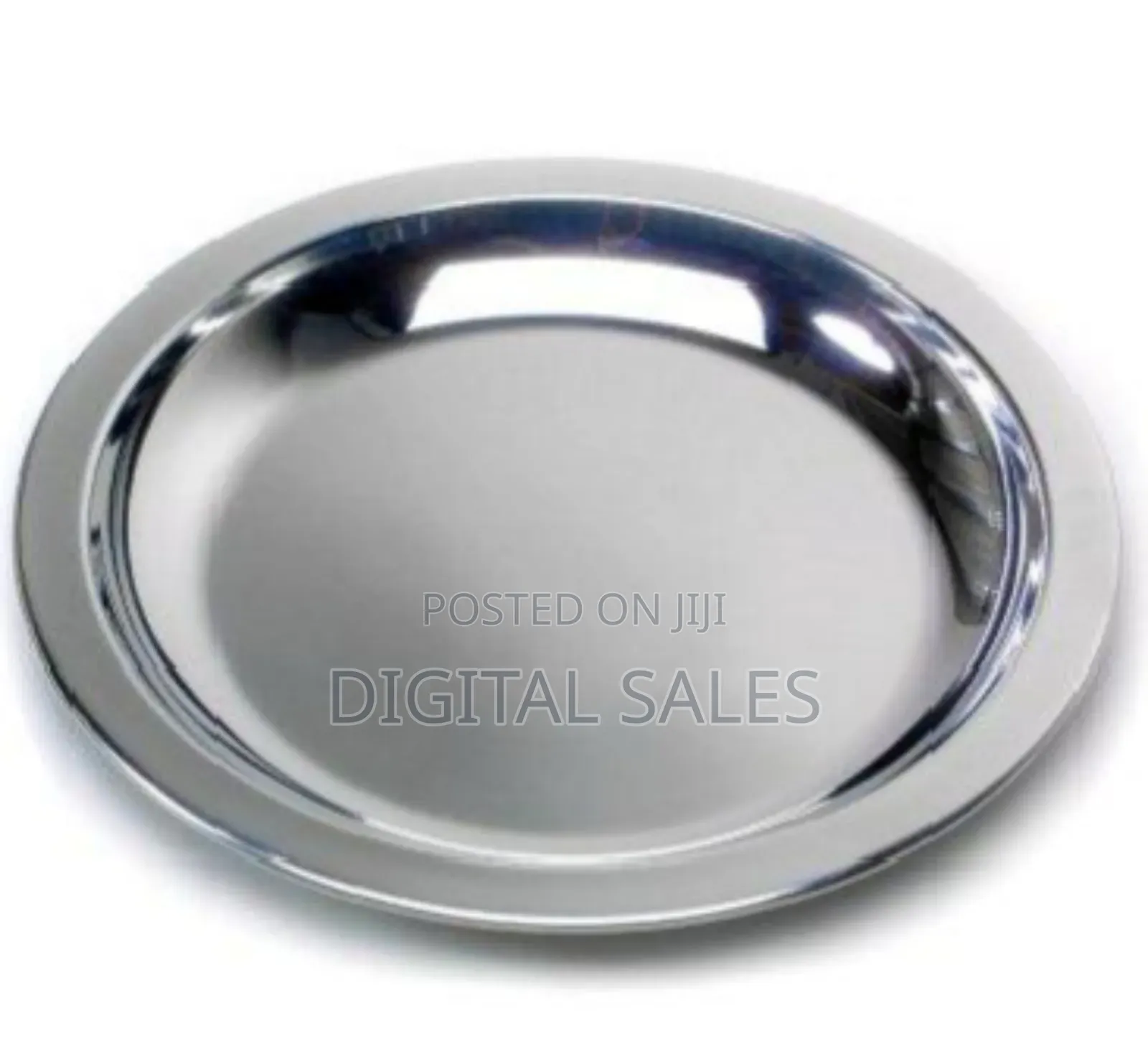Stainless Steel Round Plate.