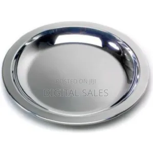 Stainless Steel Round Plate.
