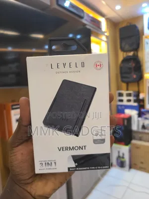 Levelo Vermont 3 in 1 Wallet Power Bank