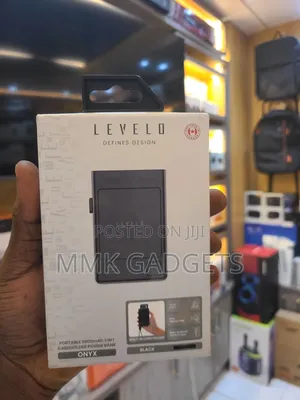Levelo Onxy 3 in 1 Portable Wallet Powerbank
